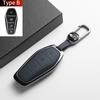 For BYD Han EV Dolphin Song Plus DMI Seagull Yuan UP Qin Pro Seal 06 Escort 7 Tang L Leather Metal Car Key Case Cover Accessorie