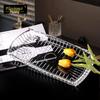 Flavinmci Nordic Crystal Glass Fruit and Snack Tray