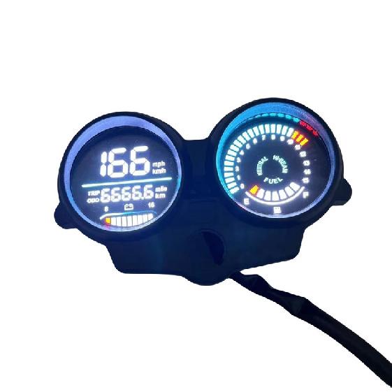 For Honda Fan125 CG125 TITAN 125 2005-2013 Panel Digital LED Odometer Speedometer Meter Dashboad Tachometer