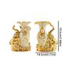 European Style Elephant Vase Modern Flower Container Flower Holder Ceramic Gold Vase  Dining Table