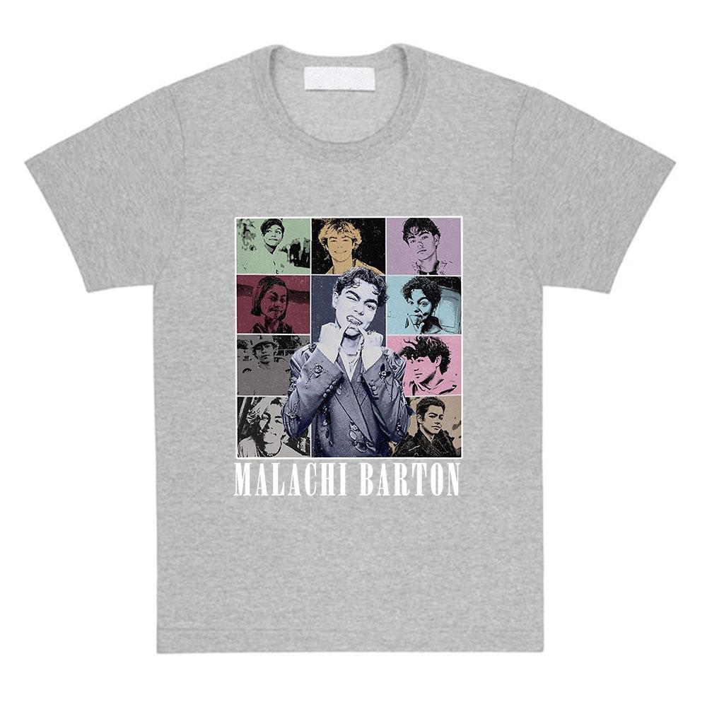 Malachi Barton Pattern T-shirt Zzombies Worlds Collide Tour 2025 T-shirt Short Sleeve Cotton Men's T-shirt Street Wear T-shirt