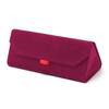 1PC Velvet Triangle Folding Glasses Women Case Elegant Sunglasses Case Purse Hard Men Elegant Reading Glasses Box