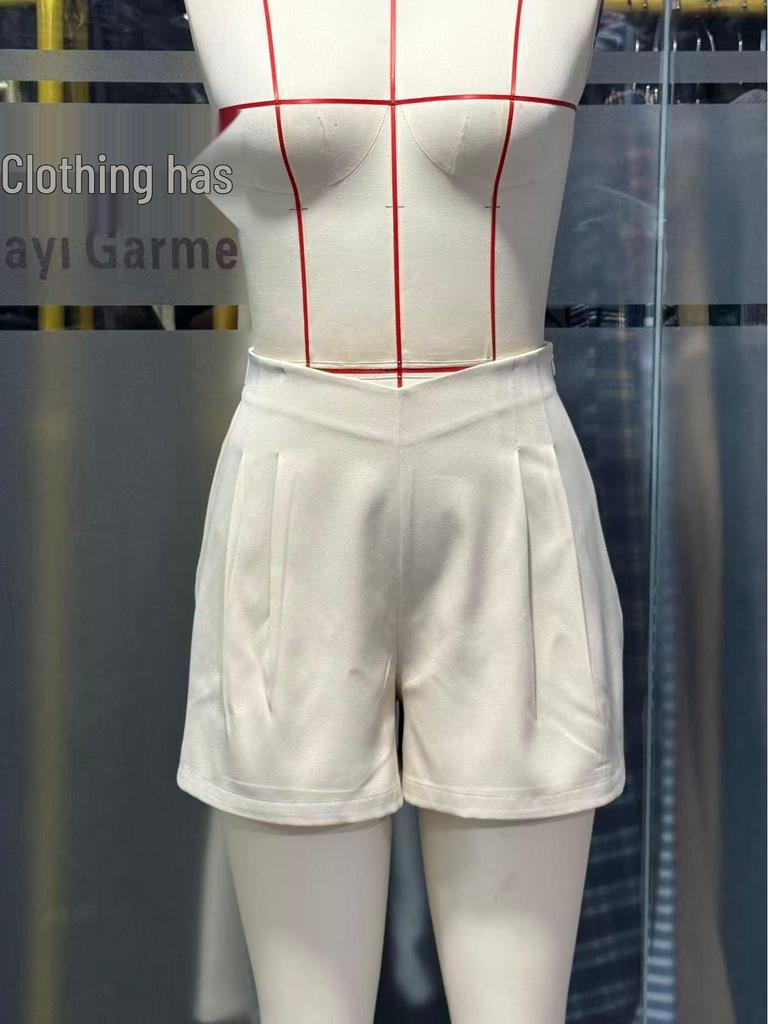 Women's High-Waisted Sporty A-line Casual Summer Shorts
