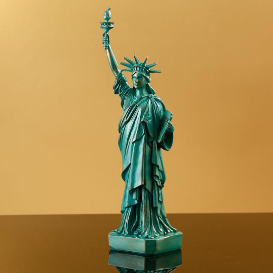 Tischstatue Freiheitsstatue Harz Freiheitsgöttin Figur USA Stil Göttin