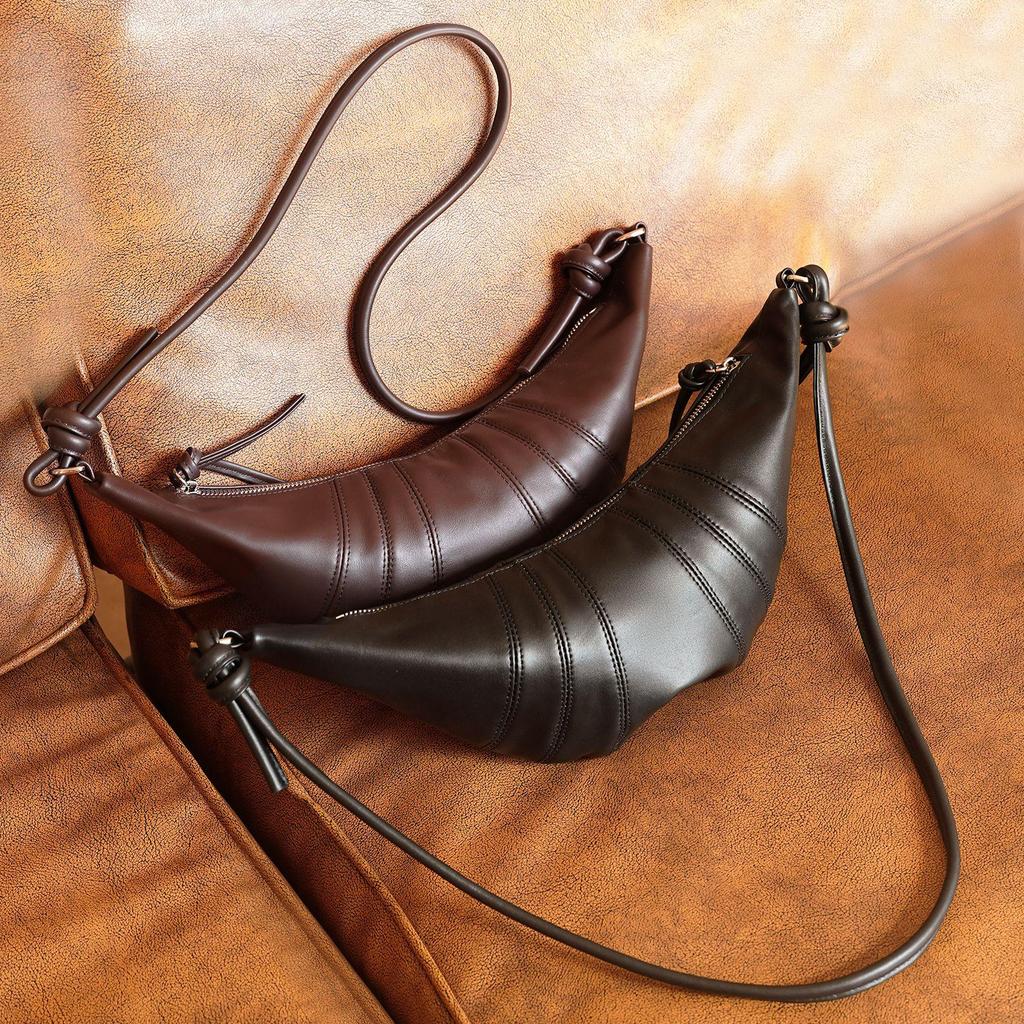 Cross-border Fashion Versatile Croissant Shoulder Bag - Women's Hot-selling Dumpling Bag