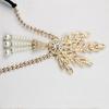 Alloy Rhinestone Tassel Head Band Wedding Banquet Dress Headdress for Women