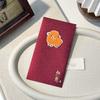 Glitter 2027 Year of Sheep Red Envelope Blessing Texts Zodiac Sheep Embroidered Lucky Envelope Cartoon Thick Card Paper