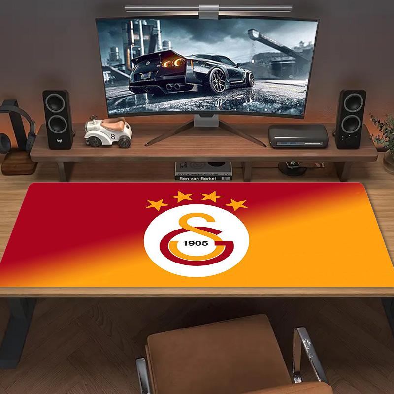Galatasaray SK2 Print Cushion Non-slip Laptop Tablet Big Mousepad XXL Mat Mini PC Playmat With Lock Edge