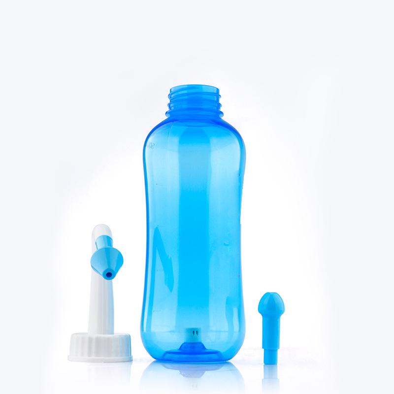 300ml LDPE Nasenspüler mit Doppel-Düse & Auto-Ventil für den Heimgebrauch