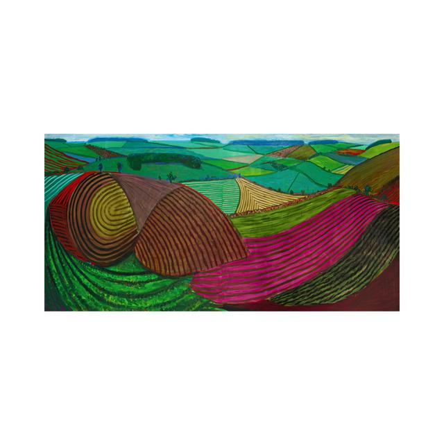 David Hockney De Aankomst van de Lente Poster Landschap Kunstwerk Prints Groen Tij Canvas Schilderij Muurkunst Foto's Huisdecoratie