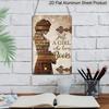2D Flat - 1pc Vintage Aluminium Decorative Sign | "Just A Girl Who Loves Books" - Metal Wall Decor, Wall Hanging, Perfect for Home, Office, or Cafe