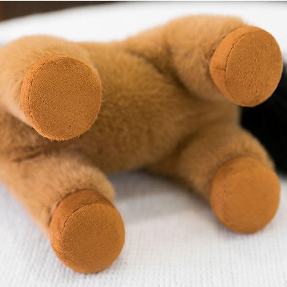 Stuffed Tail Horse Plush Toys Simulation Cartoon Horse Stuffed Toy  Children