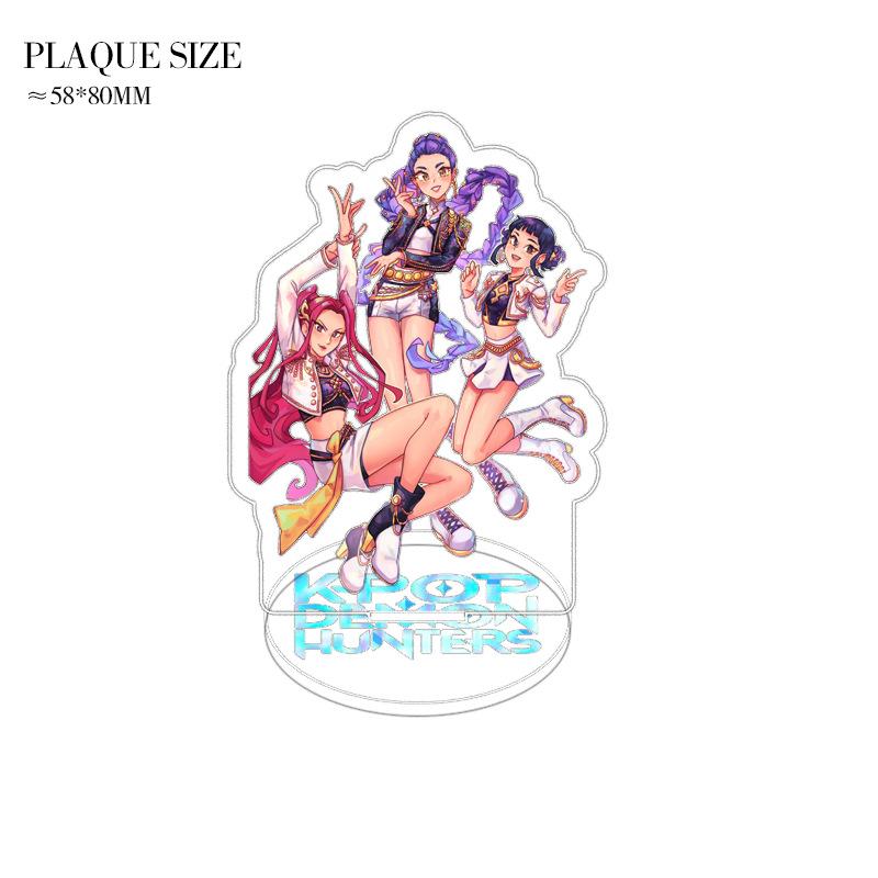 Kpop Dämonenjäger Superstar Acryl Aufsteller Desktop Dekoration Ornament Zubehör Spielzeug für Fans Geschenk