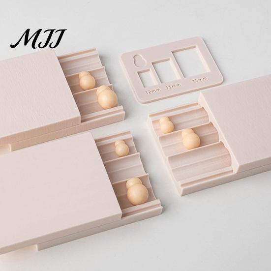 Clay Sculpting Supplies Polymer Ball Maker Mold for Jewelry Making, 12/15/18mm Sphere Shaper Small Snowman Bead Roller Tool DIY Earrings And Beads,