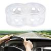 2pc Transparent Car Shock Absorber Retainer TPE Spring Buffer Power Cushion Type B+