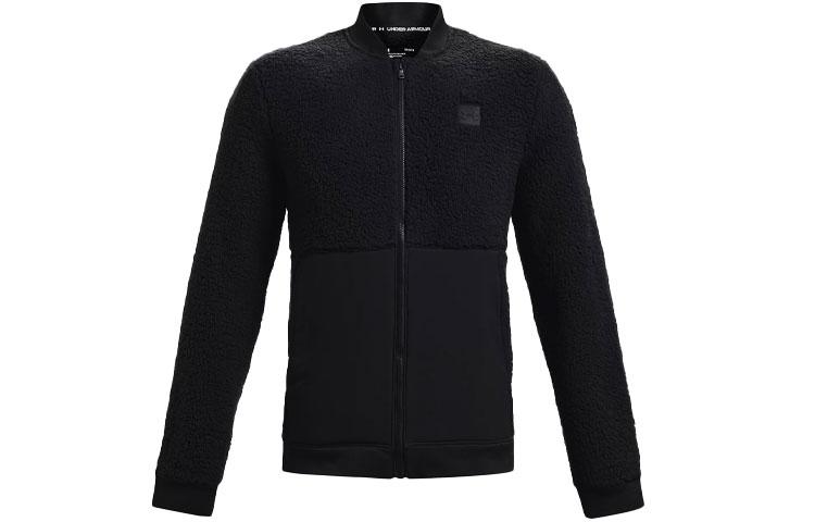 Under Armour Micro Jackets Men s Black Baseball Collar Moderate Other 1366717-001 M
