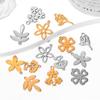 Wholesale 20pcs/lot Flower Tree Leaf Charms Stainless Steel Pendants Jewelry Making DIY Handmade Craft