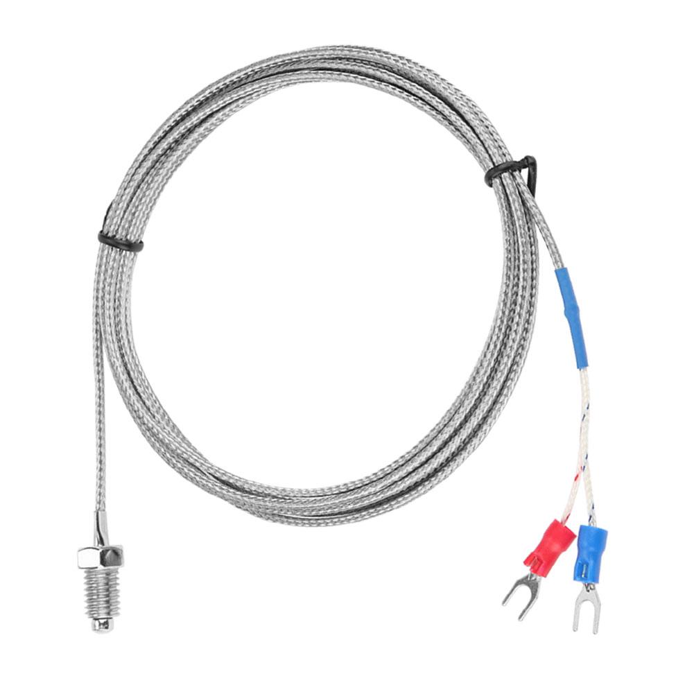 M8 Screw Thread Type K Thermocouple Temperature Sensor Wire 0 400 Celsius  (2 M)