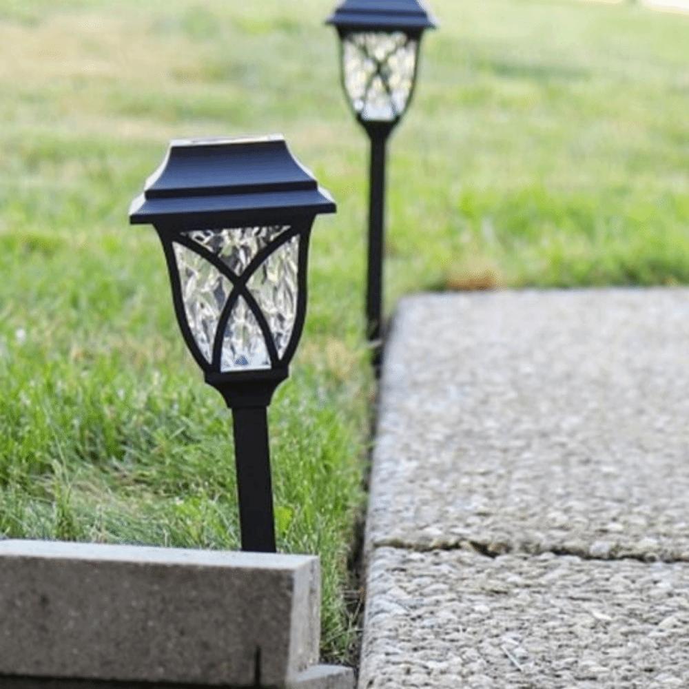 Automatic Charging Solar Lantern Lid Flip/Press Switch Outdoor Lantern Lights  Outdoor Decor