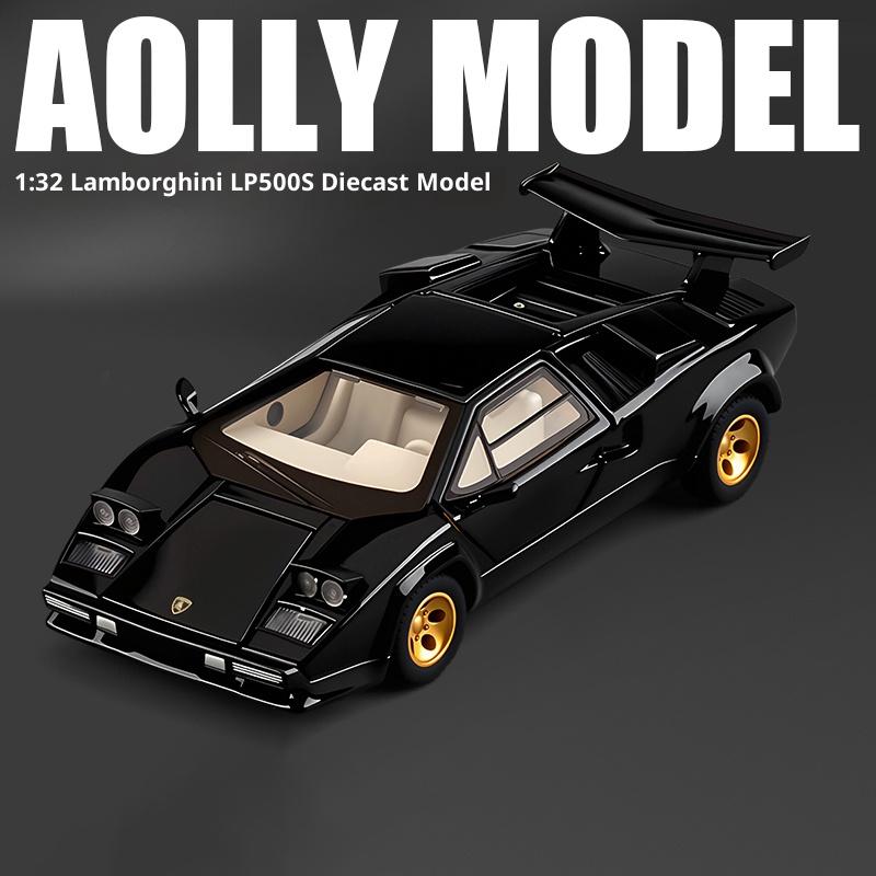 1/32 Legierung Simulation Rambo Countach LP500S Metall Druckguss Sportwagen Modellauto Spielzeugauto Junge Geburtstagsgeschenk