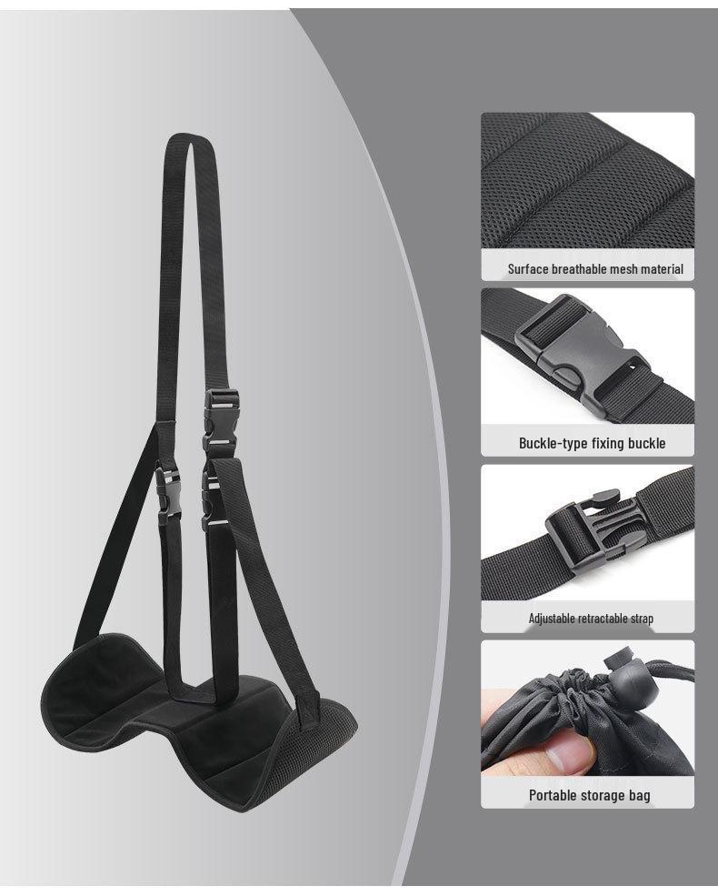 Portable Travel Foot Rest Hammock for Office, Airplane, and Train