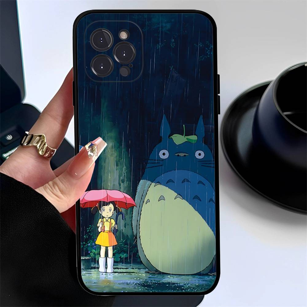

Мультяшный Милый Т-Тоторо Чехол для Телефона Для Iphone 17 16 15 16e 14 13 12 11 Pro Max Plus Чехол Защитный Чехол iPhone 12pro max
