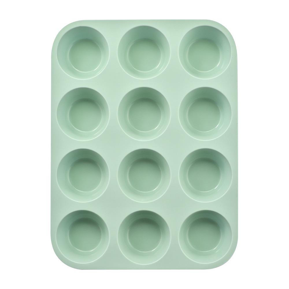 Stampo in Silicone per Muffin e Torte da 12/24 Tazze - Antiaderente, Resistente alle Alte Temperature, Strumento da Forno