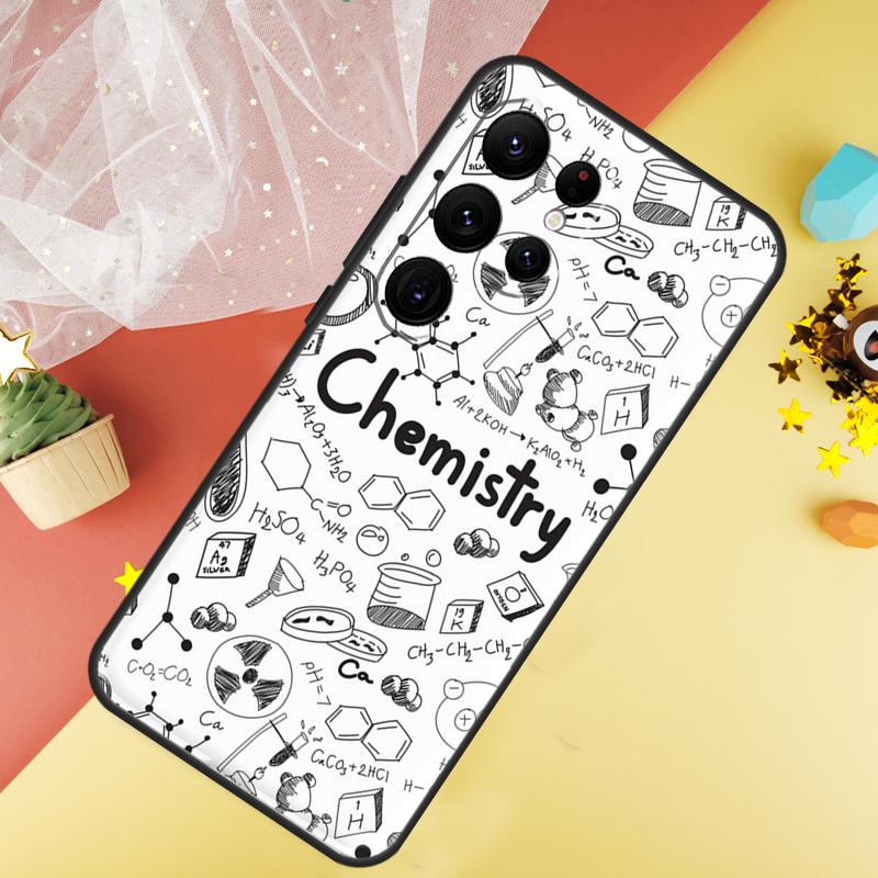 Vintage Chemielabor Handyhülle Für Samsung Galaxy S25 FE S23 S21 S20 S22 S24 S26 Ultra S10 S26 Plus Hülle Coque