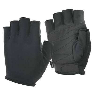 Otafuku Gloves Hoover Synthetic Leather Gloves Stretch Short Size L [Synthetic Leather, Back, Length, Five-Finger Opening] FB-61 Black,