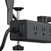 Clamp Mounted MultiCharging Hubs 13AC Outlets USB C Port PD20W Fast Chargers ABS Fireproof Housing Office Essential