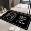 Speak Friend and Enter Doormat Non-Slip Bathroom Kitchen Mat Garden Garage Door Floor Entrance Carpet Rug Home Decor