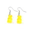 Colorful Jelly Resin Bear Earrings - European & American Fashion