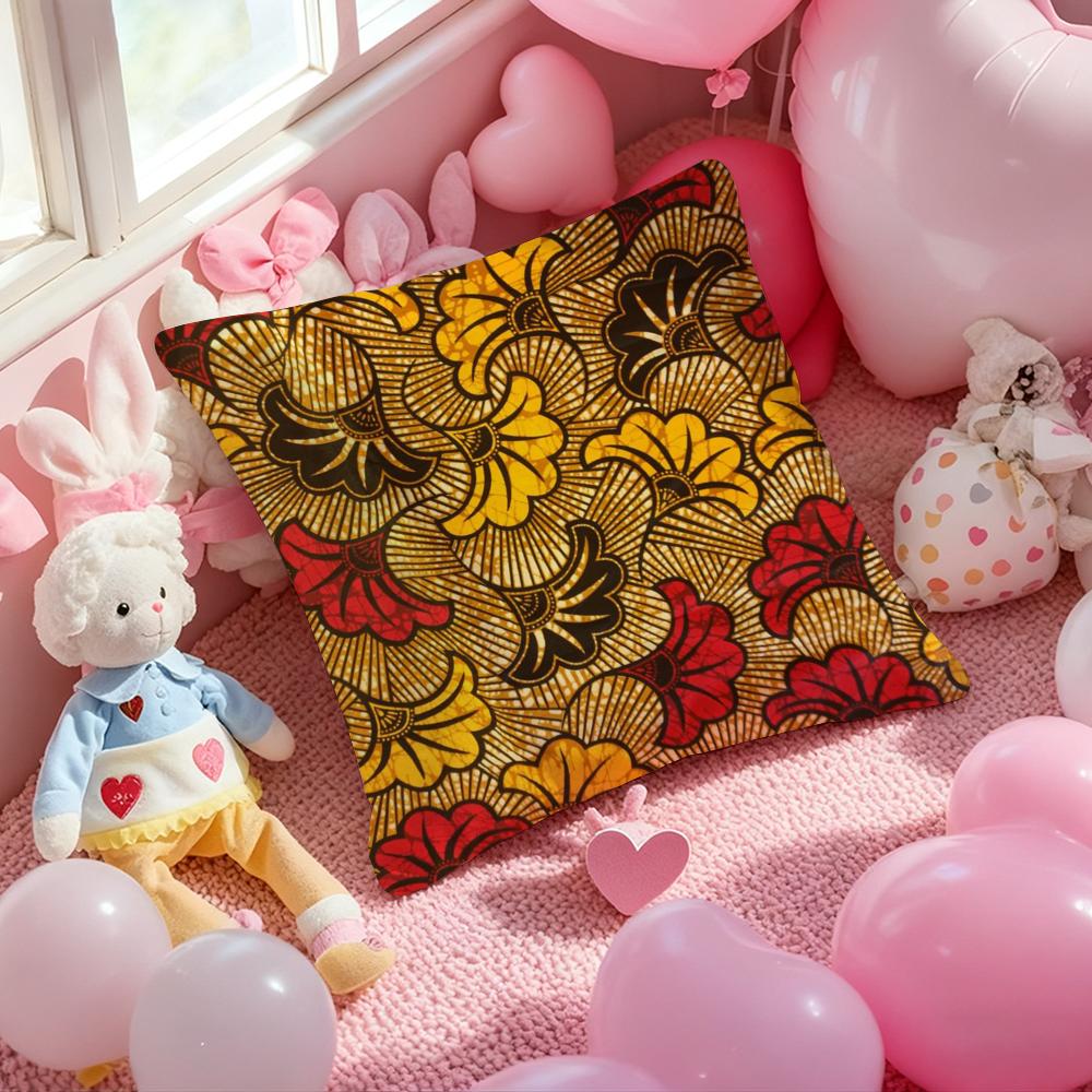 Stil Druck Afrikanischer Kissenbezug Muster Bedruckter Kissenbezug für Wohnzimmer Sofa Kissenbezug & Schlafzimmerdeko