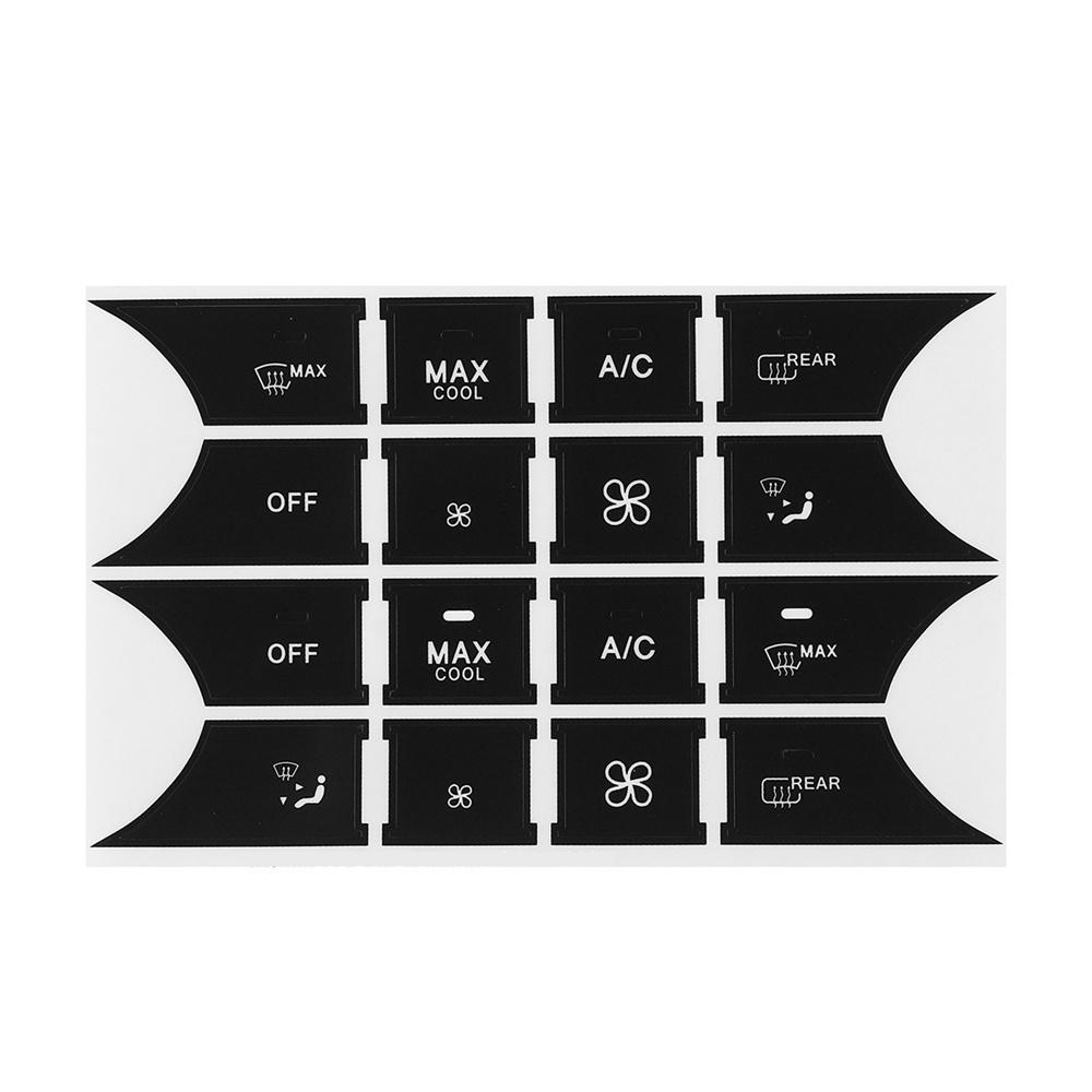 Steering AC Climate Window Button Repair Kit Decals Sticker For Mercedes Benz V2
