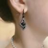 Elegant Zircon Rhombus Ear Cuffs - Luxurious & Versatile Earrings