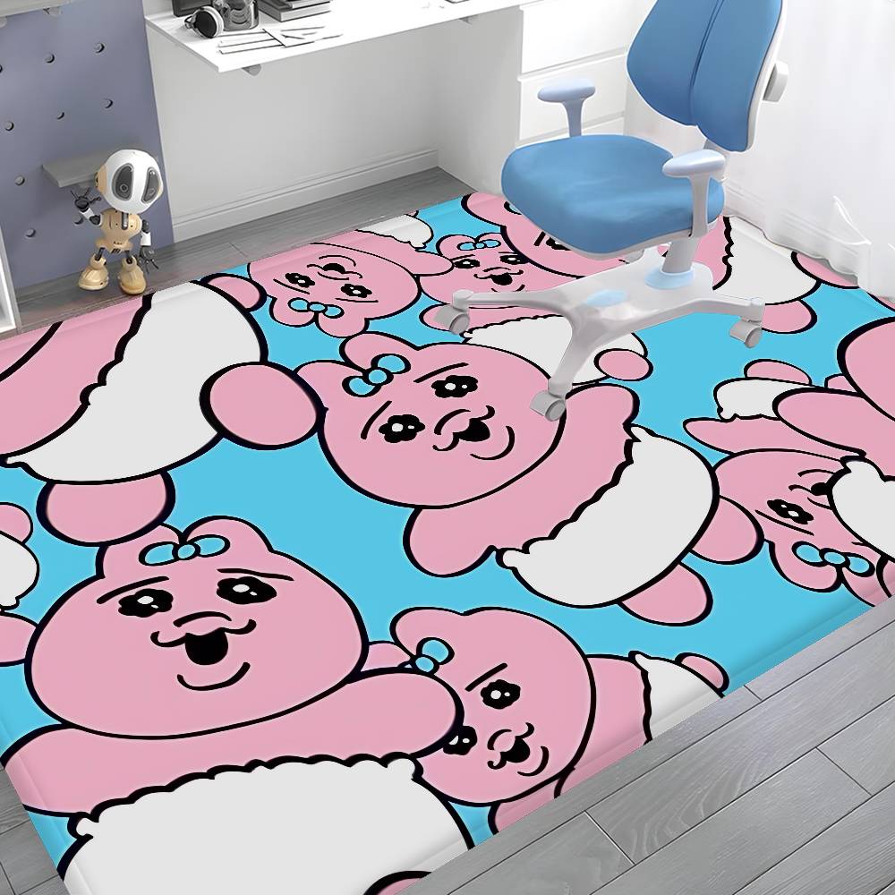 O-OpanchuS-S Usagi Bathroom Mat Retro Multiple Choice Living Room Kitchen Rug Non-Slip Bedside Mats