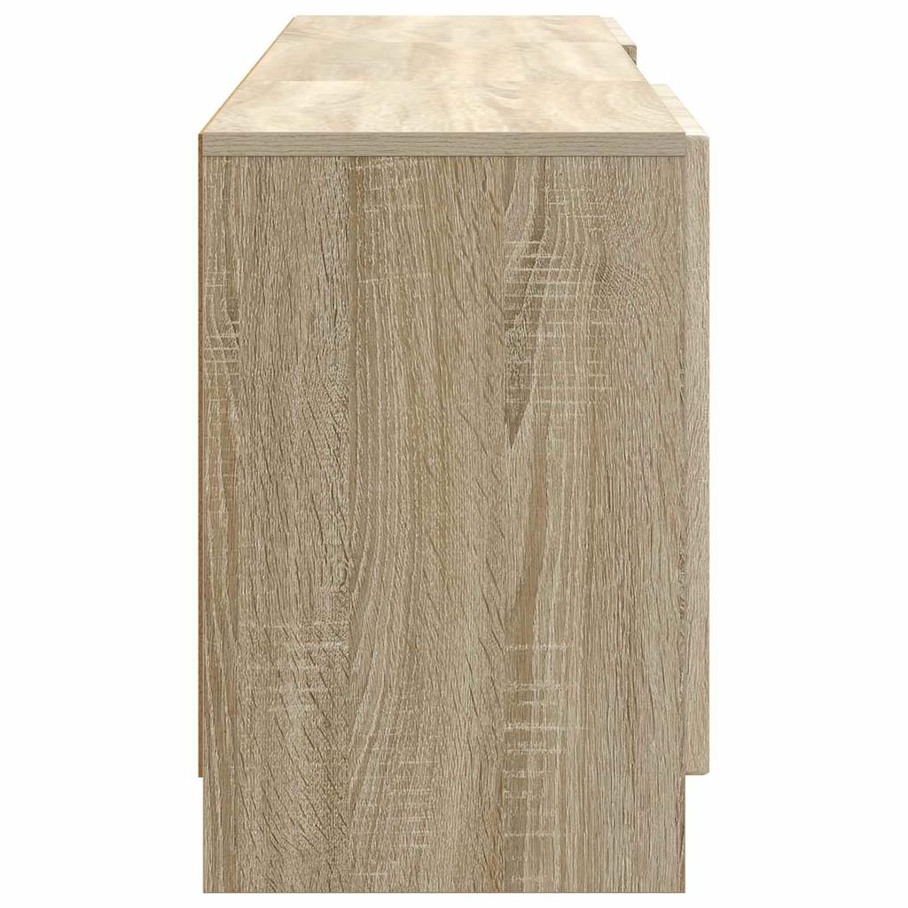 TV Cabinet in Sonoma Oak 150 x 31 x 47 cm Particleboard
