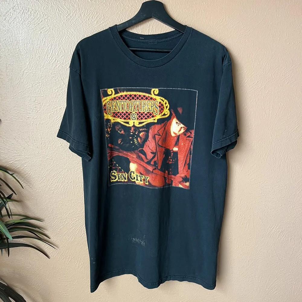 Vintage The Genitorturers - Sin City Unisex All Size Black  TT044 Unisex T-Shirt XXXXL