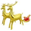 Aluminum Film Christmas Elk Balloon Deer Elk Aluminum Film Balloon  Santa Claus