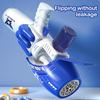 New Children's Electric Bubble Machine Small Steel Cannon Soap Bubble Machine Handheld Fully Automatic Leak Free Gatling Toy