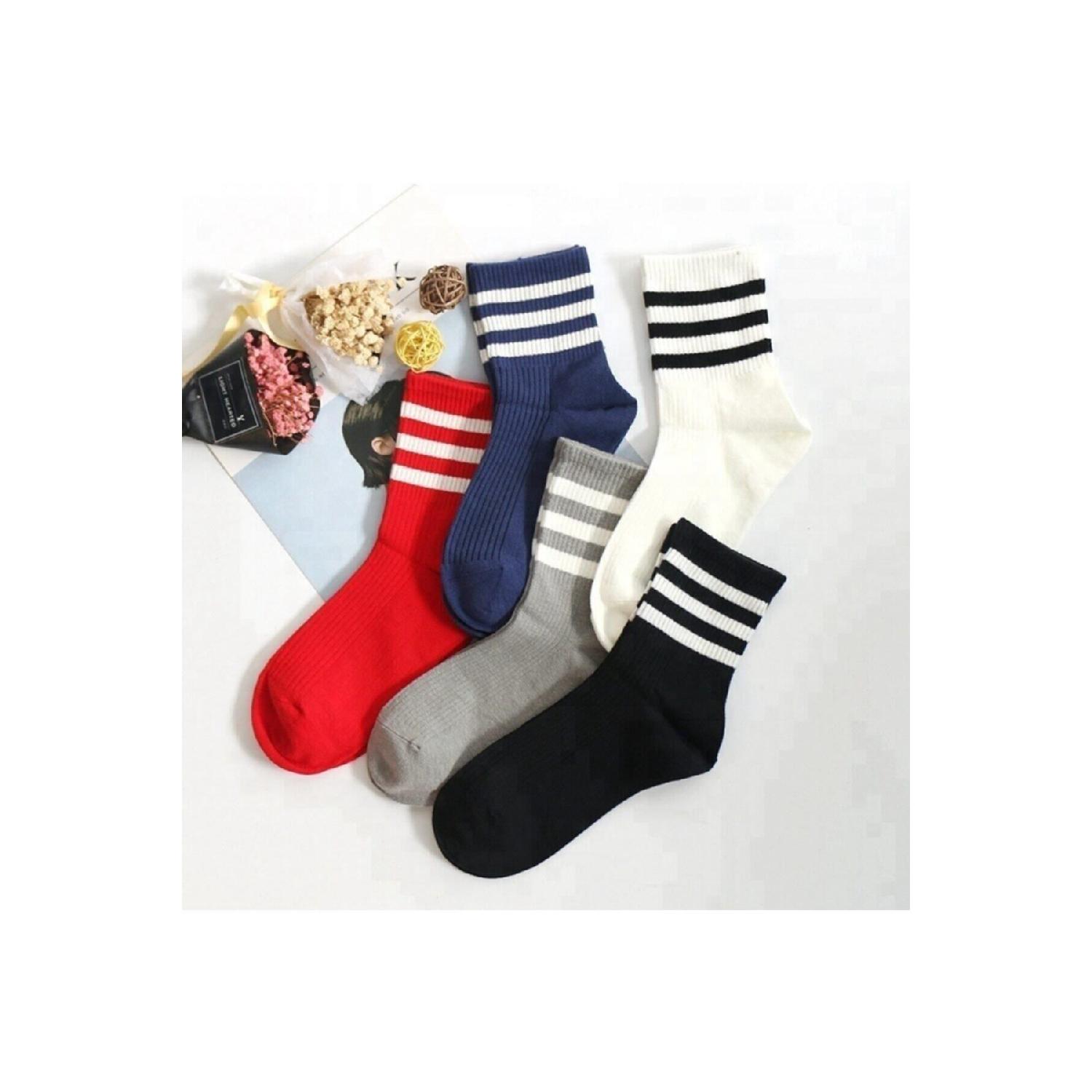 

Унисекс, 5 предметов, полосатые модели теннисных носков, очень удобные 36-41 чистый