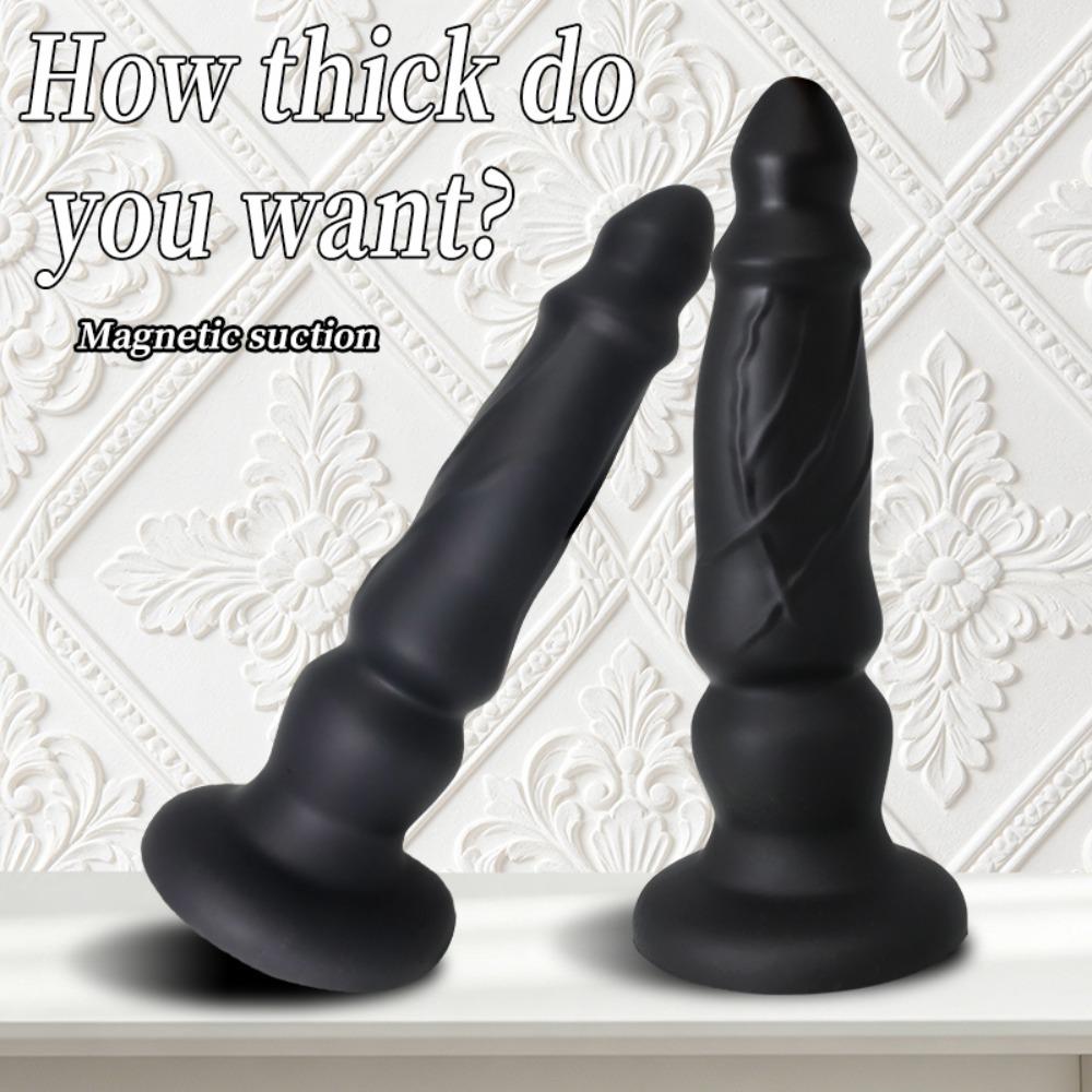 Anal Dildo & Butt Plug for Men Women - Unisex Silicone Anal Dilator for Stretching, Prostate Massager, G-Spot Toy, BDSM Adult Toy