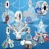 Copper Christmas Series Charms Fit Original Bracelet For Women Jewelry Christmas Tree Santa Claus