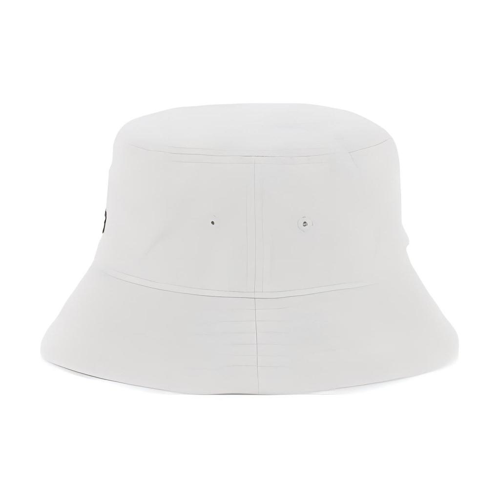 Y-3 Logo Embroidered Cotton Fisherman Hat Unisex Hats Beige IX7001