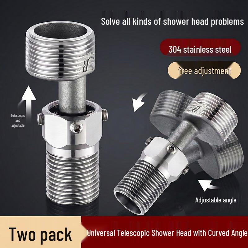 OLEWA Universal Shower Eccentric Adapter (2-Pack)