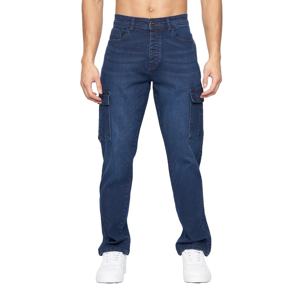 Crosshatch Mens Kremtap Cargo Jeans