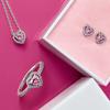 Pandora Elevated Pink Heart Ring 198421c03
