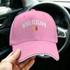 Belgium flag soccer Casual Baseball Cap  Kpop Rock Trucker Hat Summer Dropshipping FeUnisex Unisex Fitted Retro Baseball Caps