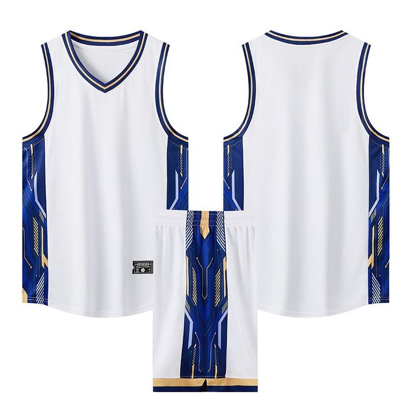 Men Women Basketball Uniform Set Quick Dry Breathable Sleeveless Jersey Training Game Wear Adults