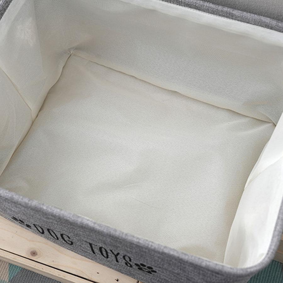 1pc Home Storage Basket Large Capacity Clothes Storage Basket Foldable Snack Toy Sort Basket Portable Laundry Basket with Handle